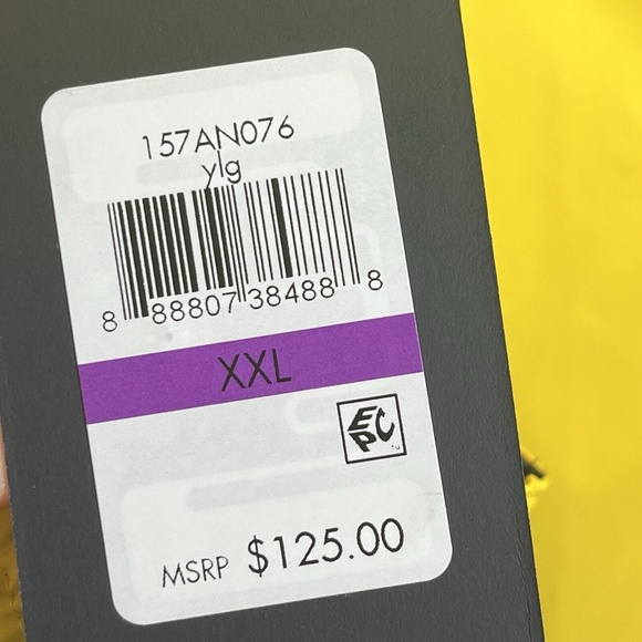 Tommy Hilfiger Men's Rain Jacket Size XXL Yellow Water-Wind Resistant Breathable - Picture 9 of 16